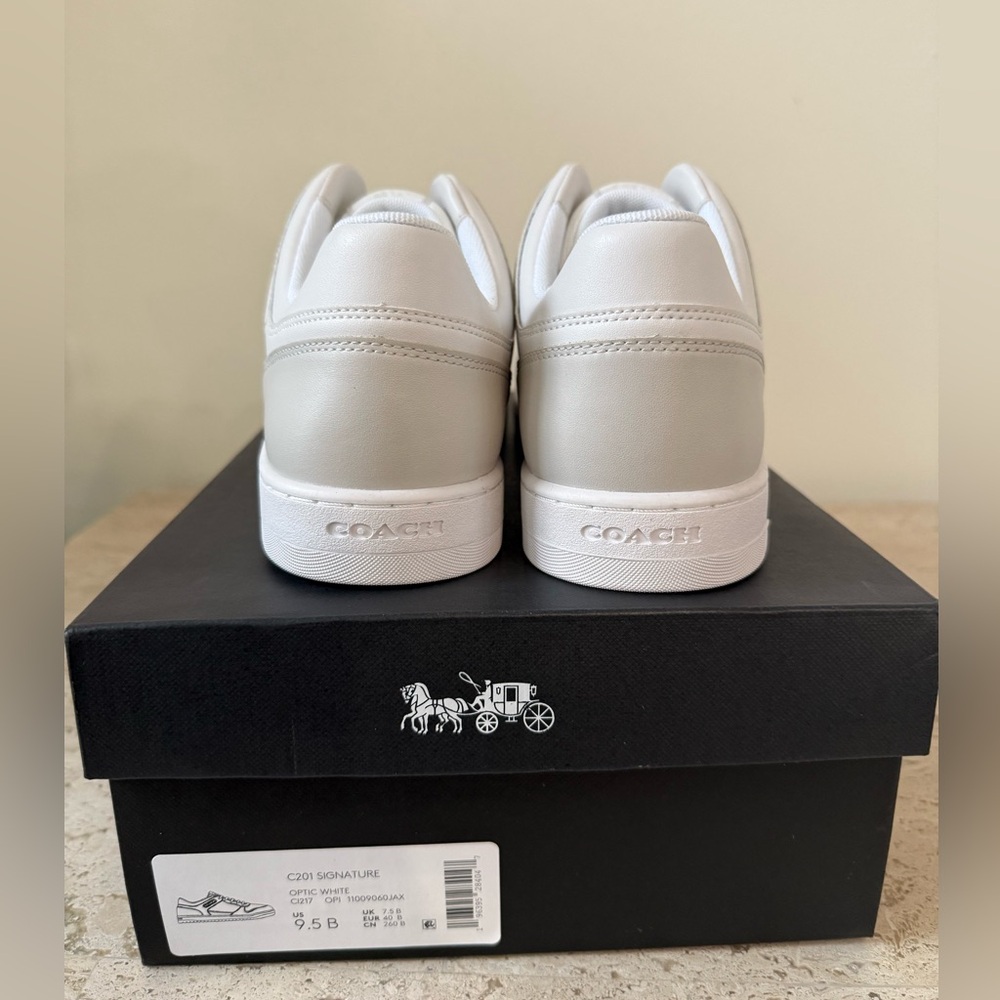 COACH Womens C201 Signature Sneaker - Picture 9 of 12